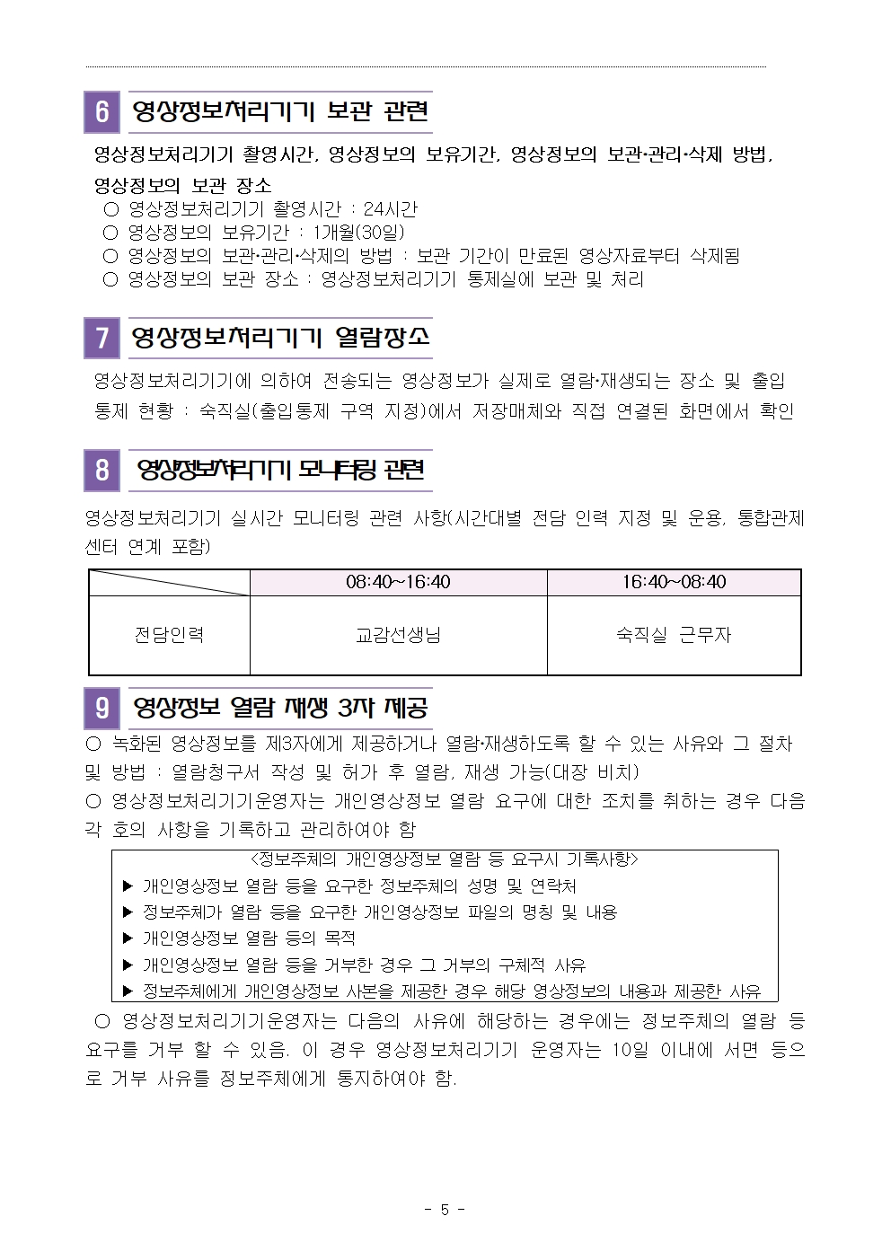 2025학년도 온신초등학교 영상정보처리기기 설치·운영계획005